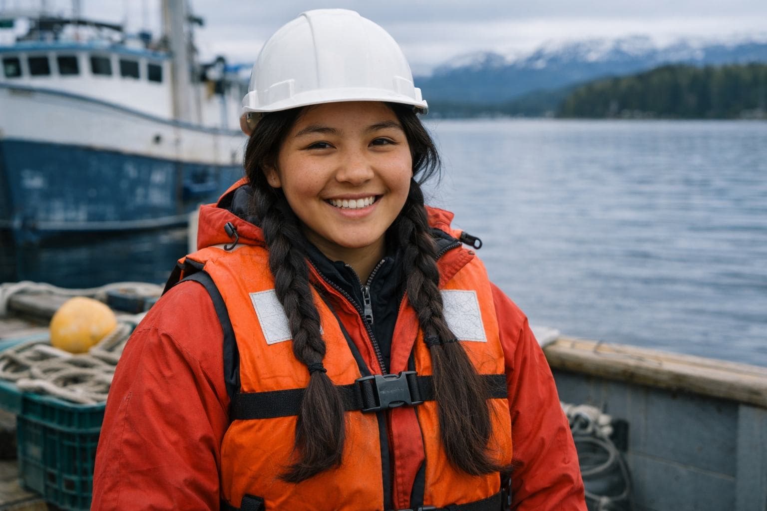 Maritime training student