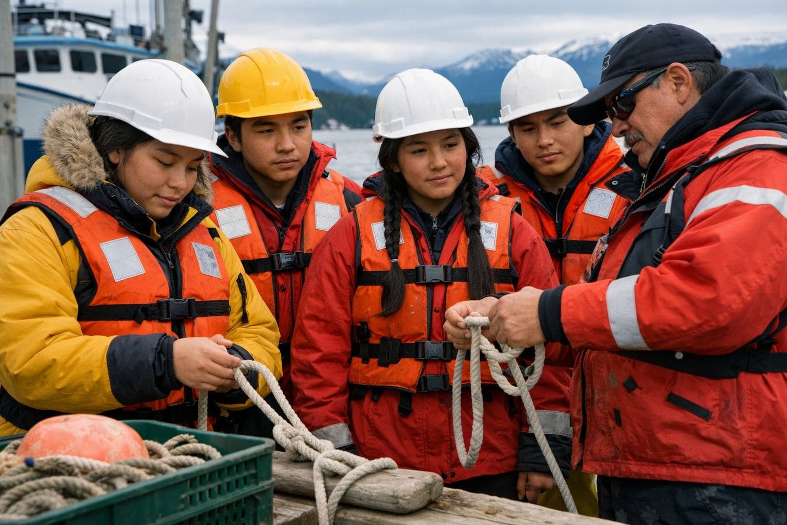 Maritime training in action