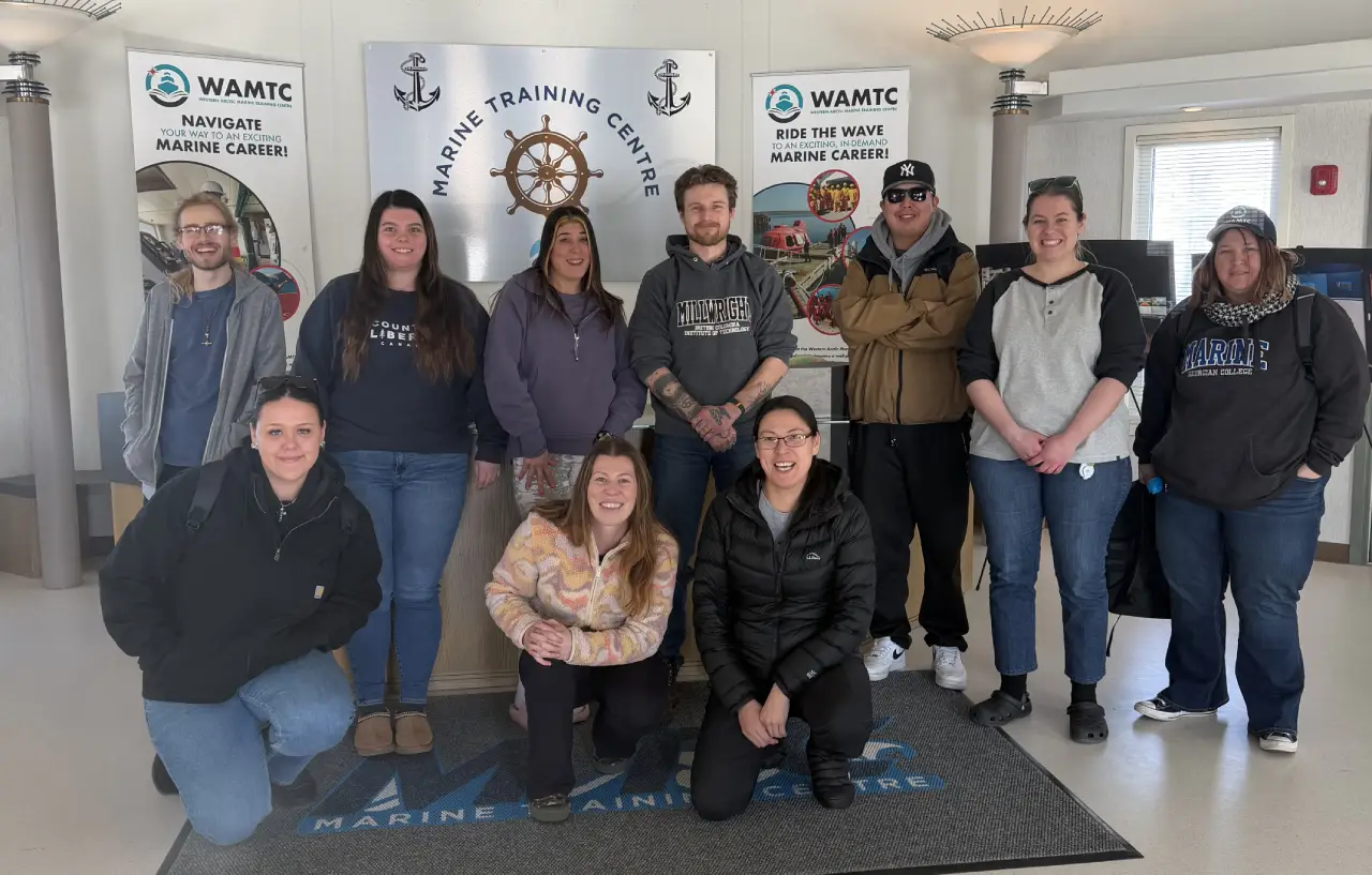 WAMTC maritime training students